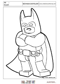 lego-batman boyama sayfaları